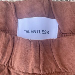 NWOT Talentless Toffee Cotton Lounge Pants sz M